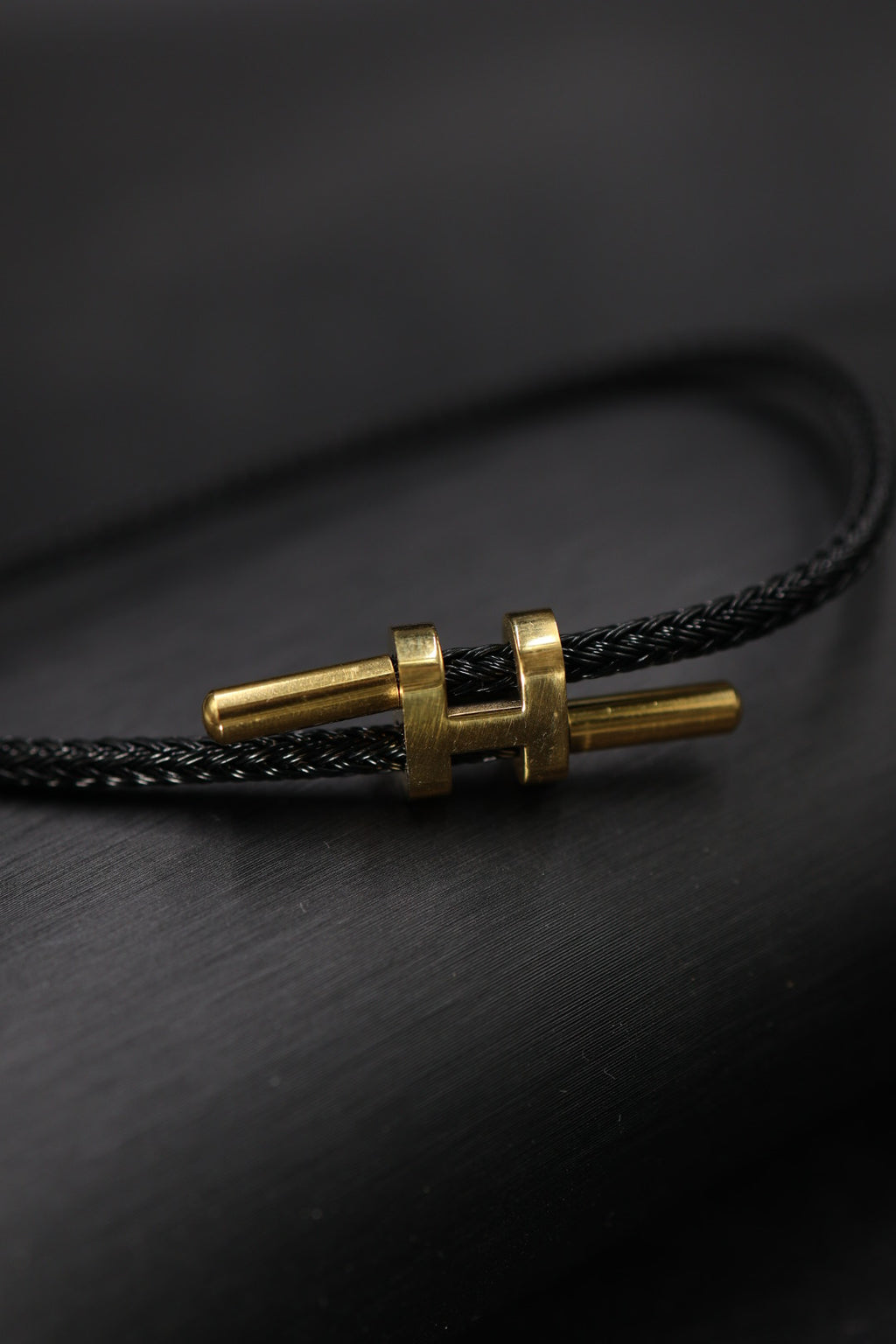 Pulsera Lazo con logo Hermes.