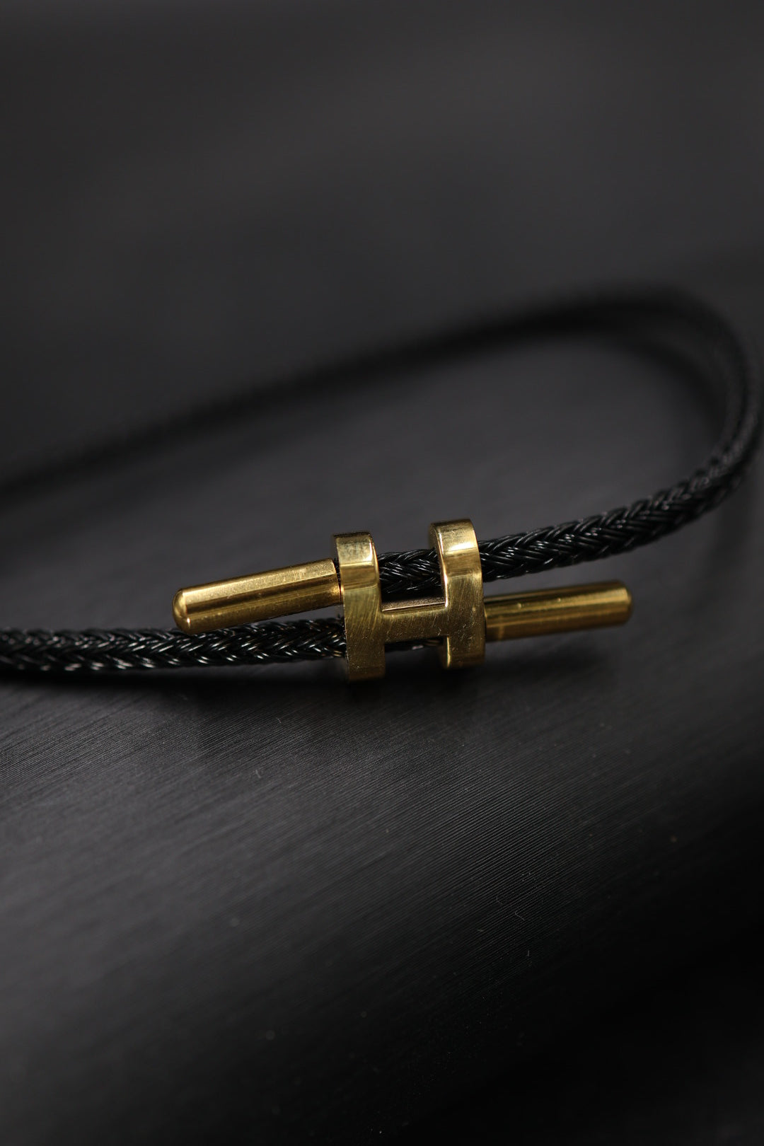 Pulsera Lazo con logo Hermes.