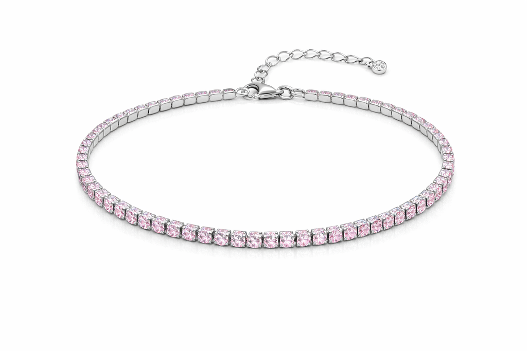 Pulsera Tenis Rosa