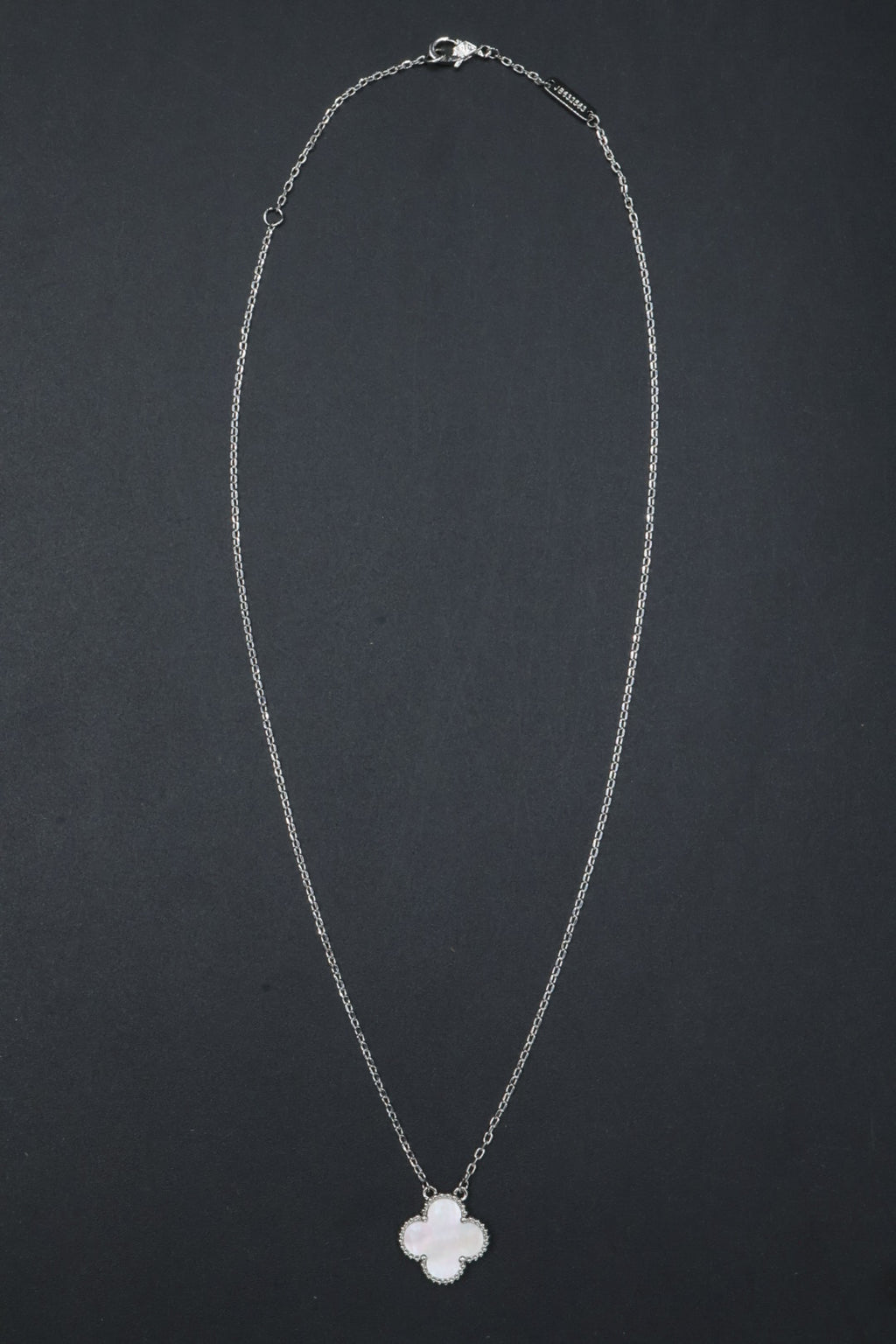 Collar Vintage Alhambra 1:1 Silver Nácar.
