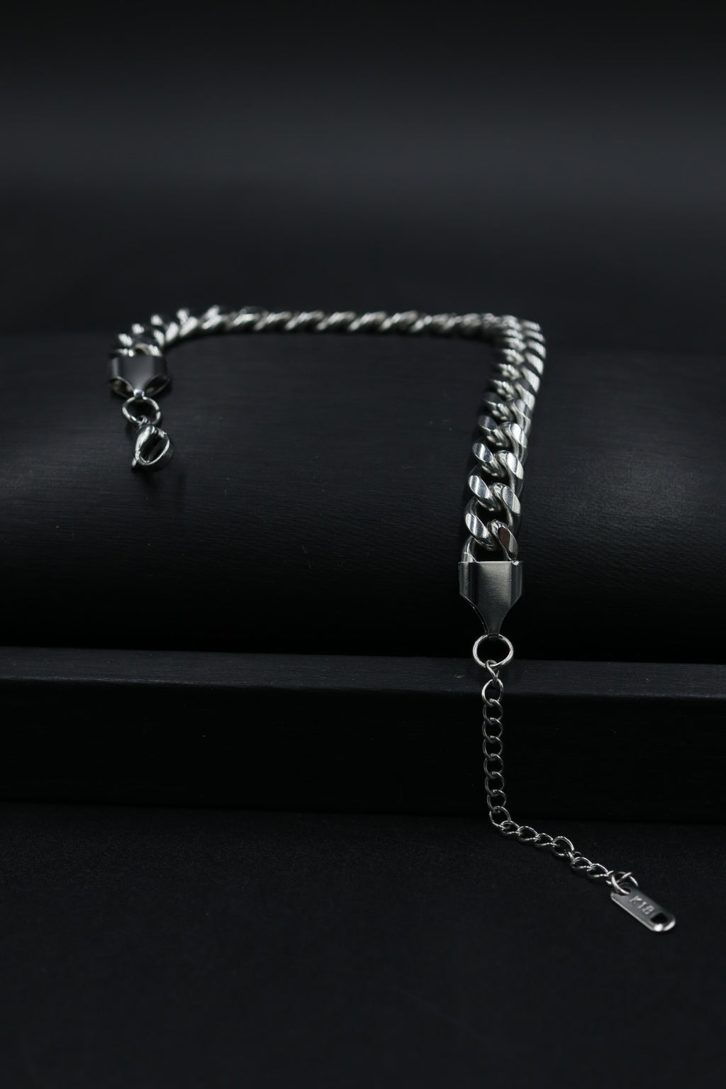 Pulsera Cubana con Extensible AI316L