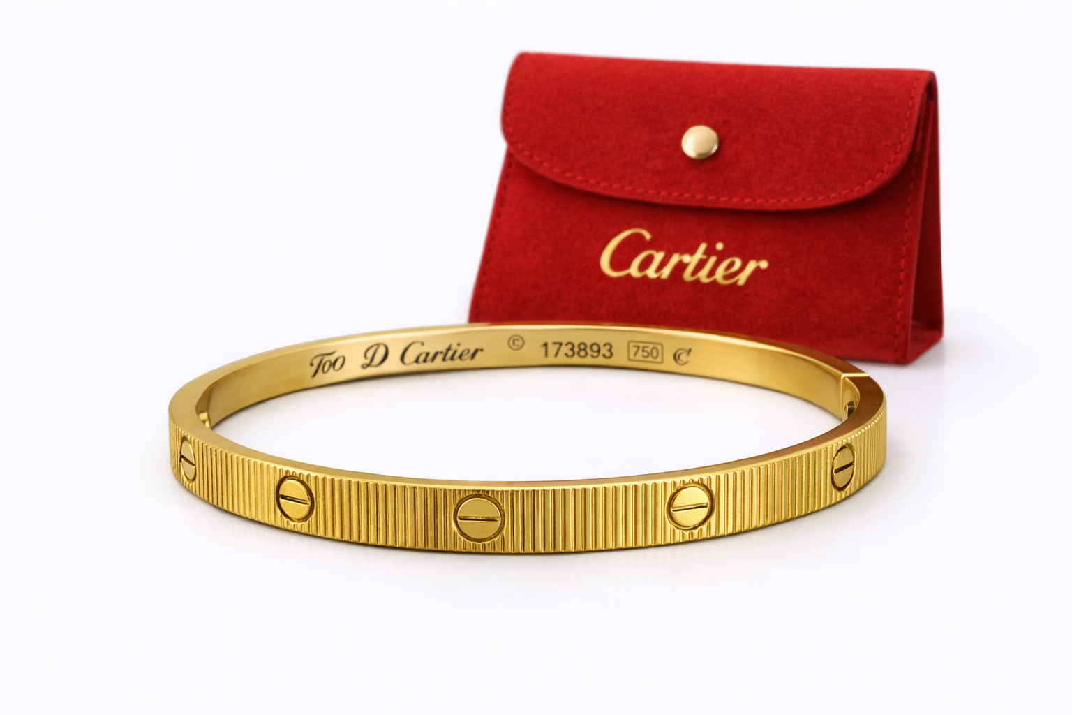 Brazalete Cartier Love Unlimited - Dorado