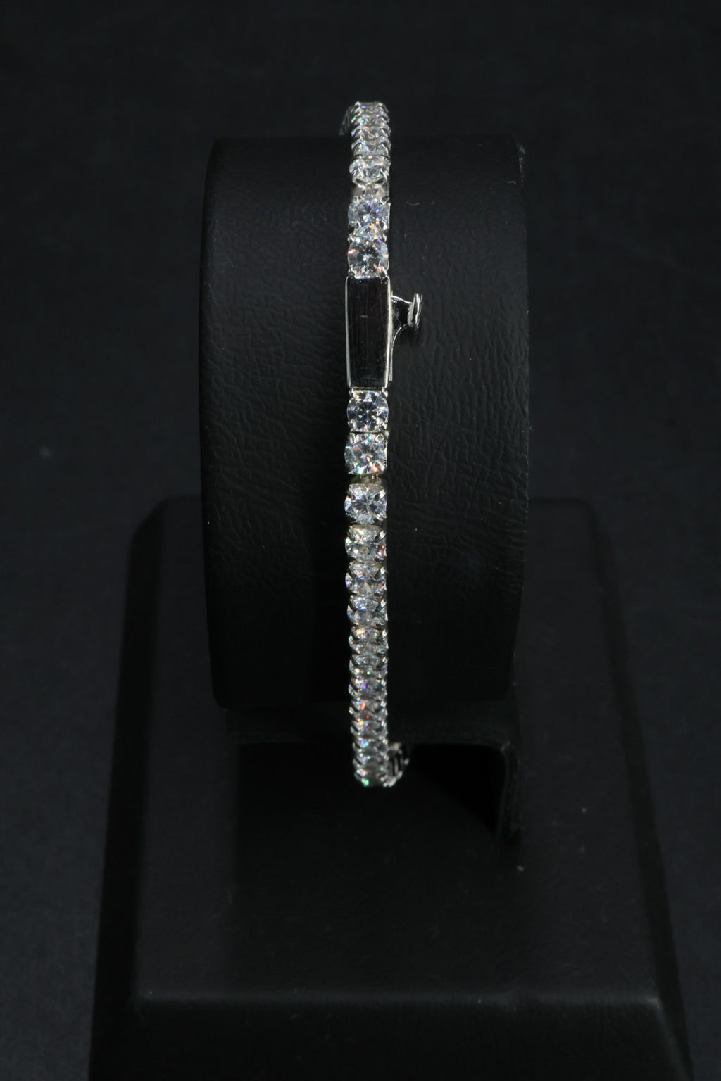 Pulsera Tenis -  Broche de un toque 3 mm.
