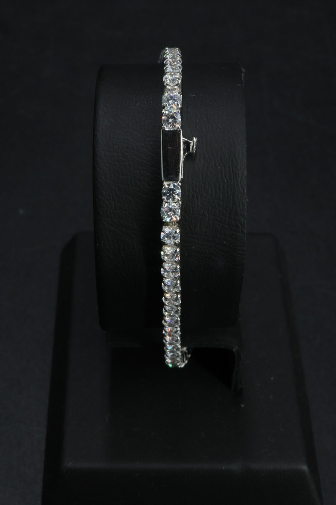 Pulsera Tenis -  Broche de un toque 3 mm.