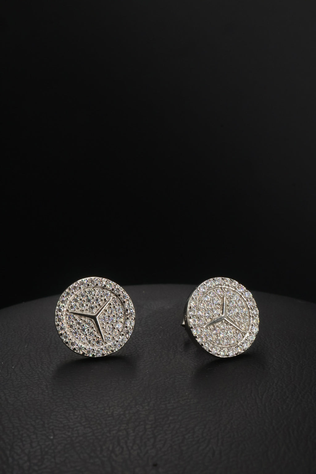 Aretes en Plata 925 Estrella Silver - Moissanita.