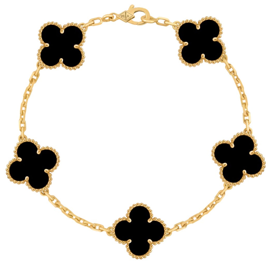 Pulsera VCA Alhambra 1:1 Gold Onyx