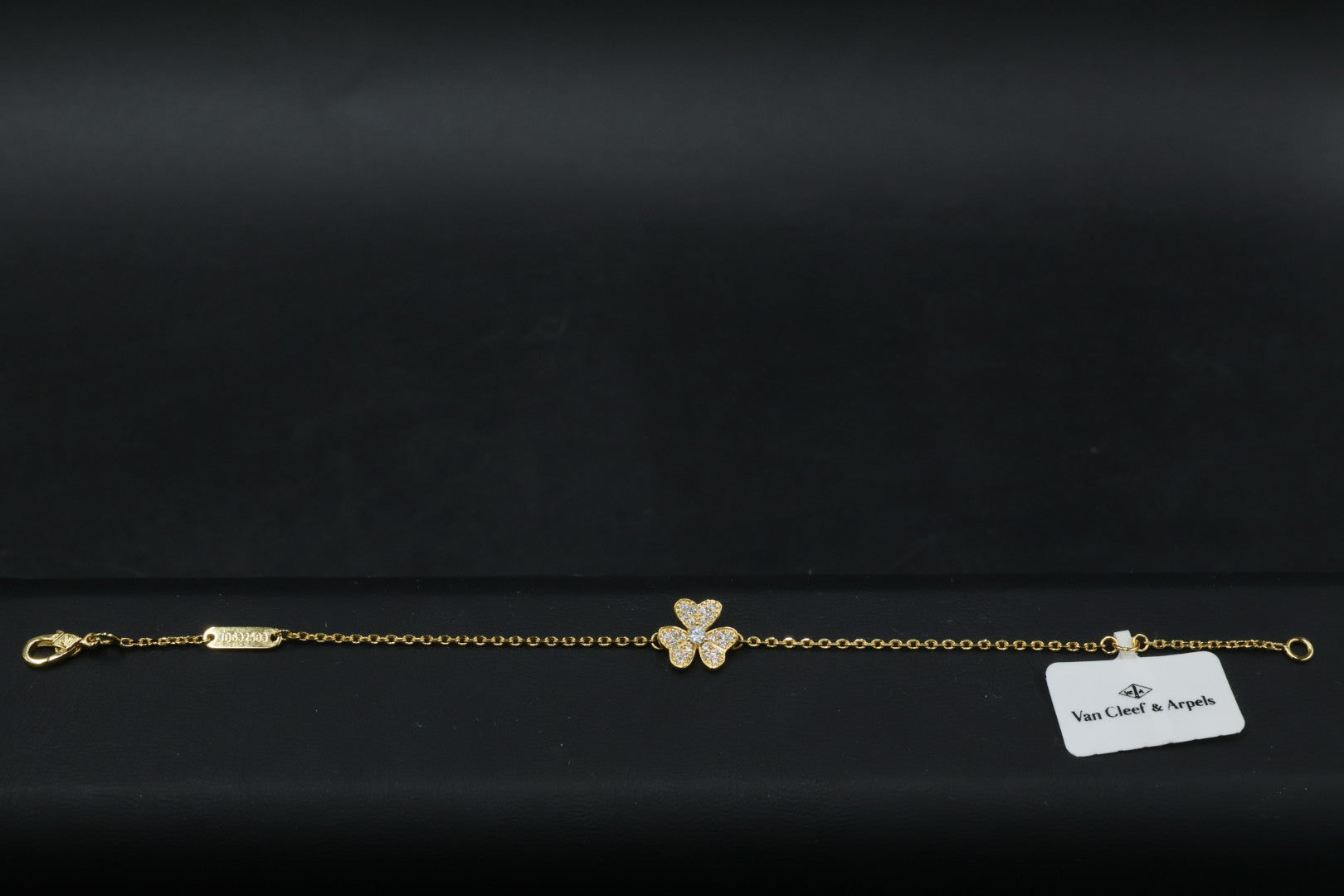 Pulsera VCA Frivole Minimodelo 1:1 Gold - Zirconias.