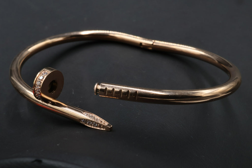 Brazalete Cartier Juste Un Clou Drill - Rose Gold