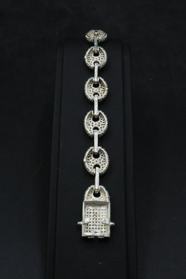 Pulsera Cubana Tejido GG.