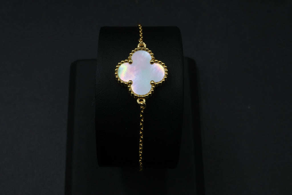 Pulsera VCA Sweet Alhambra 1:1 Gold Nácar.