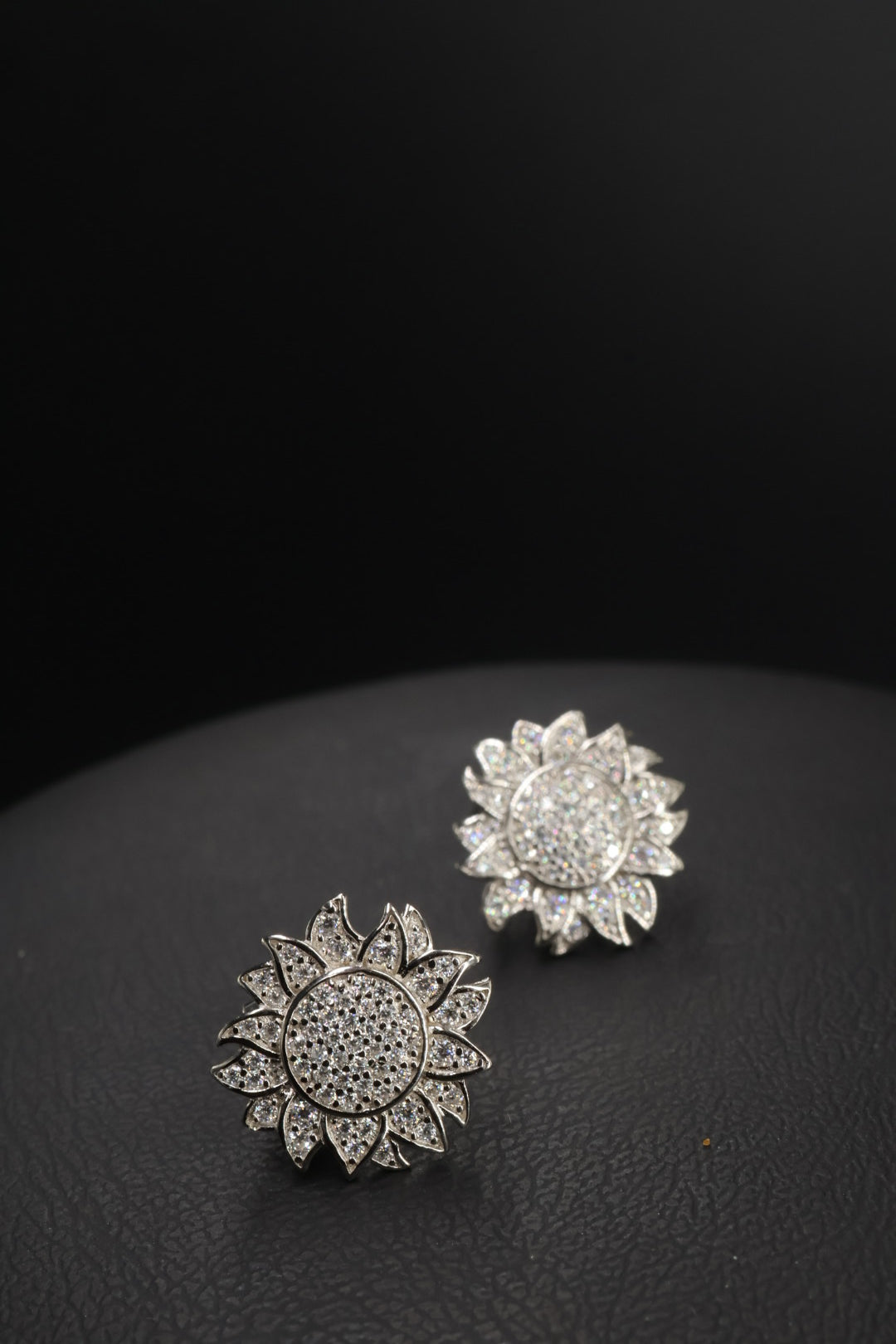 Aretes en Plata 925 Sol Silver - Moissanita.