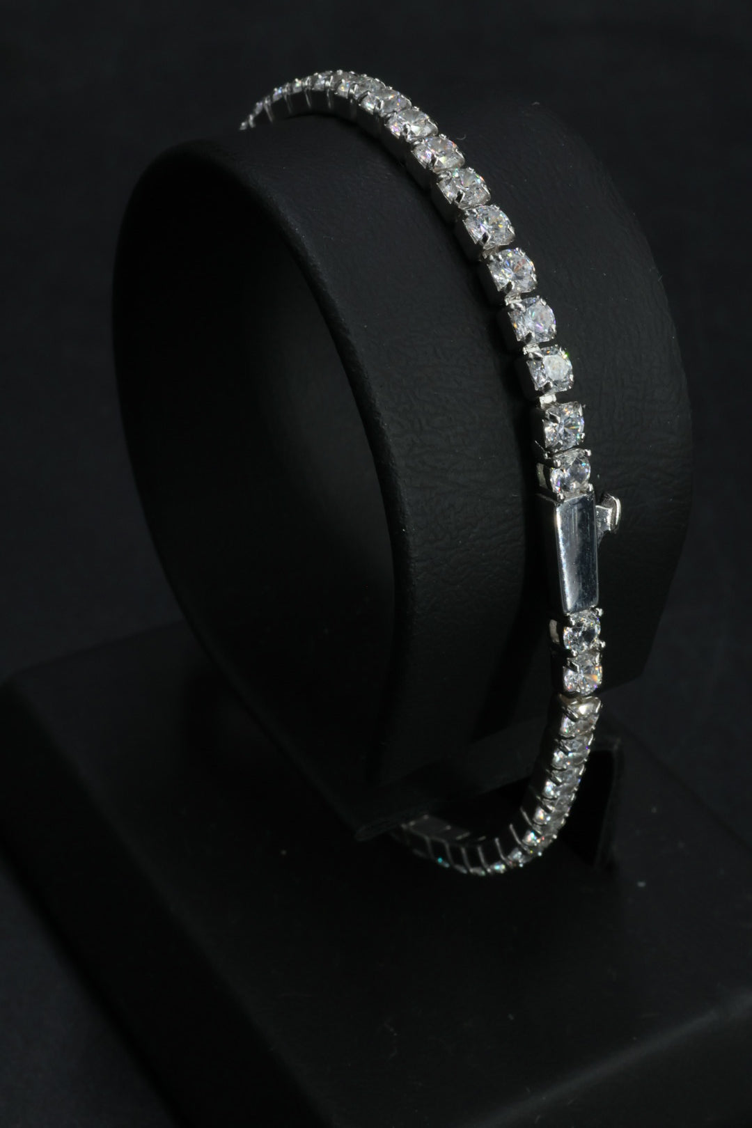 Pulsera Tenis -  Broche de un toque 3 mm.