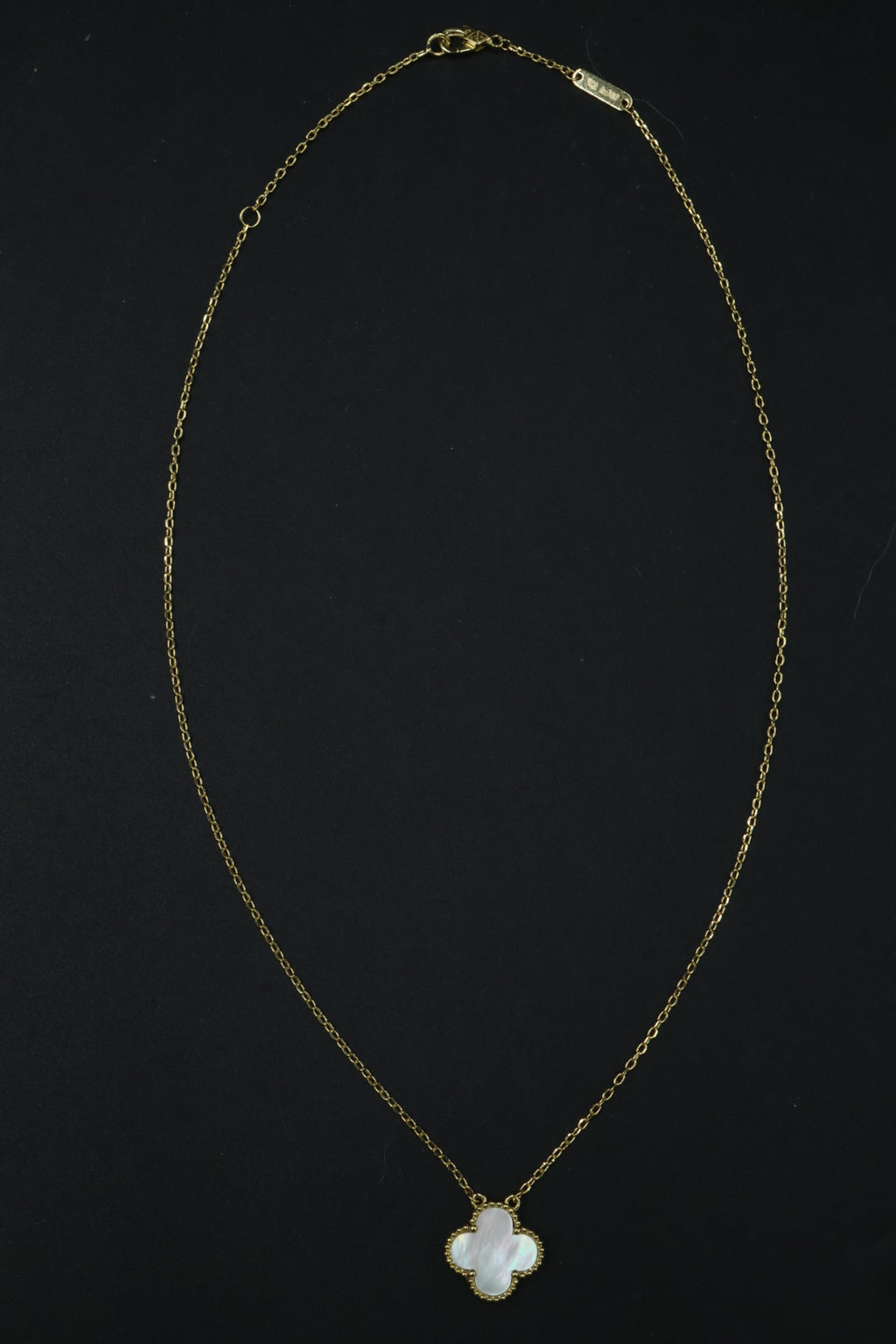 Collar Vintage Alhambra 1:1 Gold Nácar.