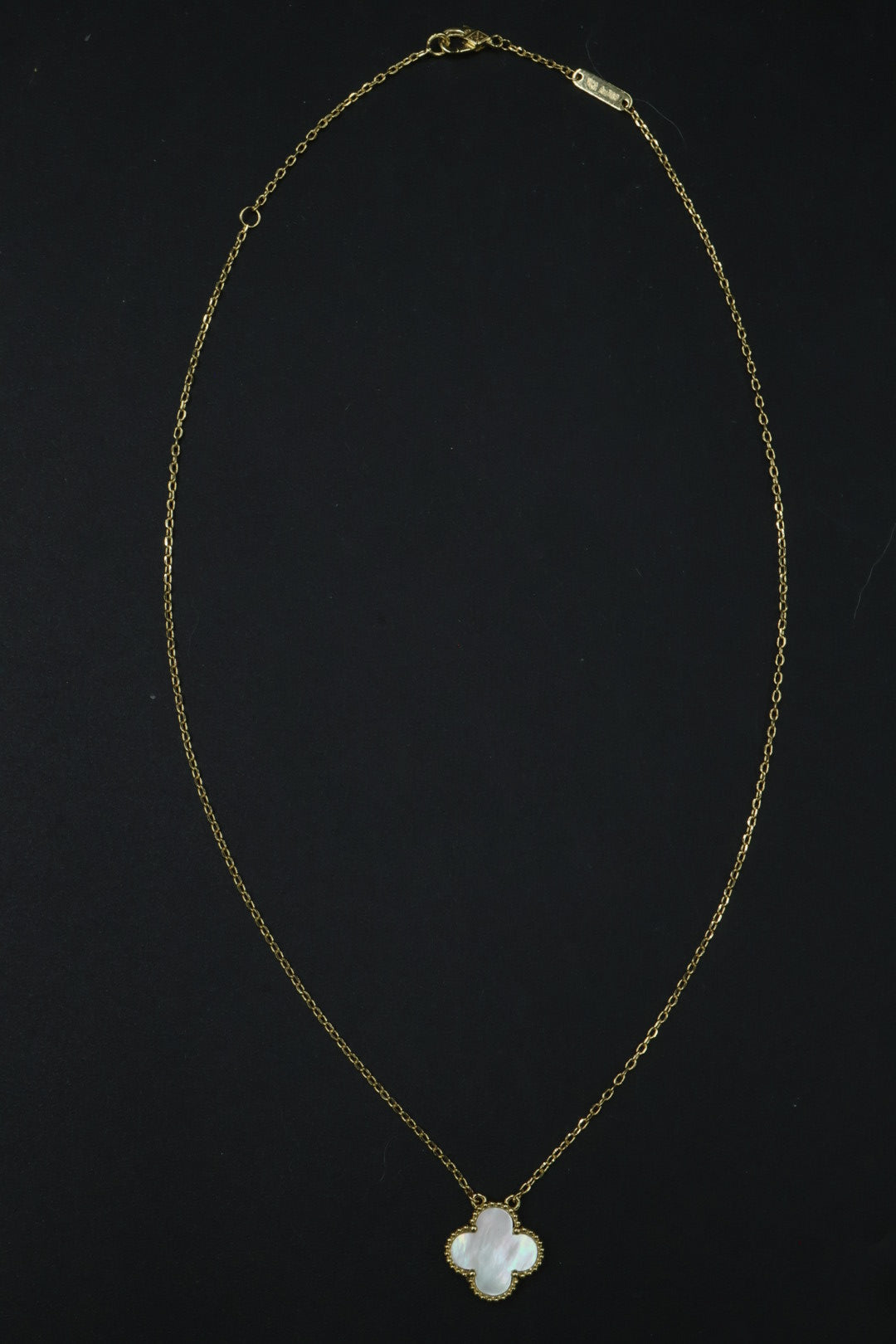 Collar Vintage Alhambra 1:1 Gold Nácar.