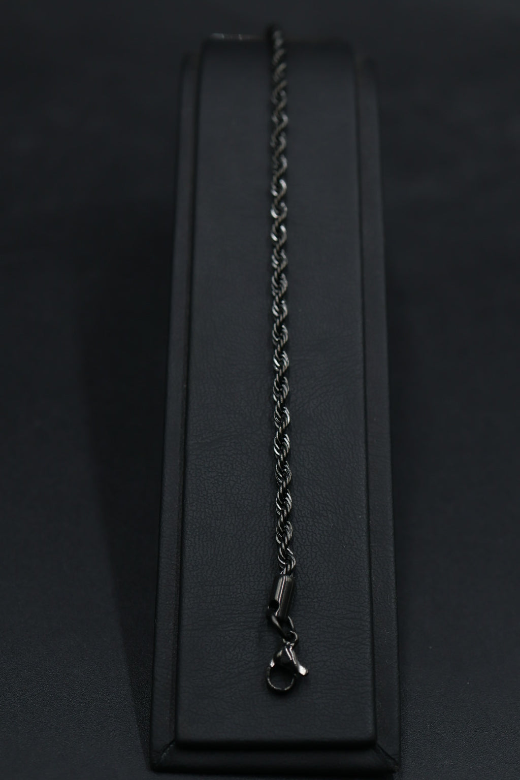 Pulsera Torsal Negra con Extensible AI316L