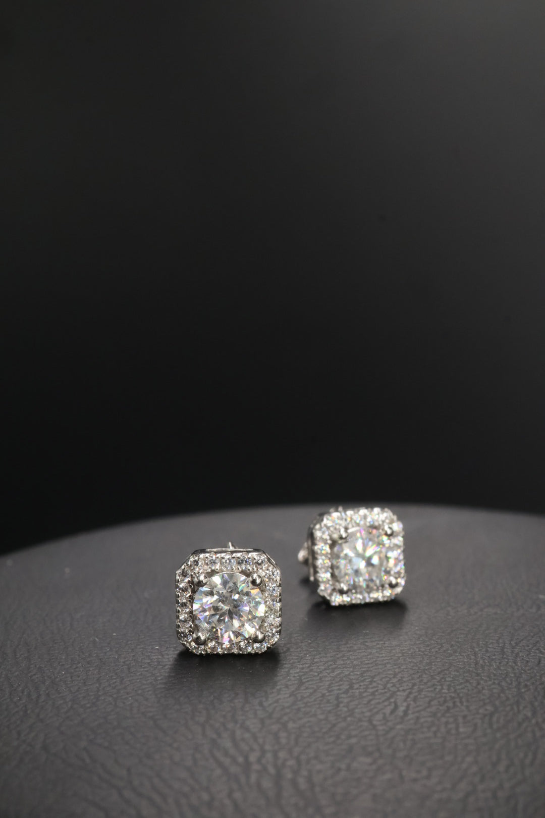 Aretes en Plata 925 Perfect Box - Moissanita D 0.5 ct.