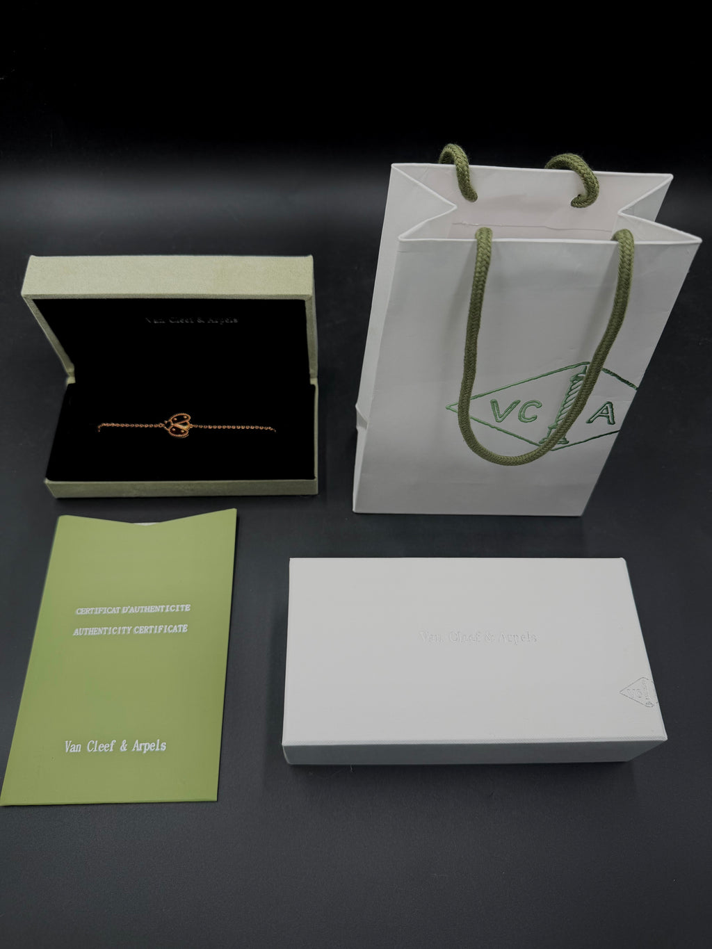 Pulsera VCA Lucky Spring 1:1 Alas Abiertas.