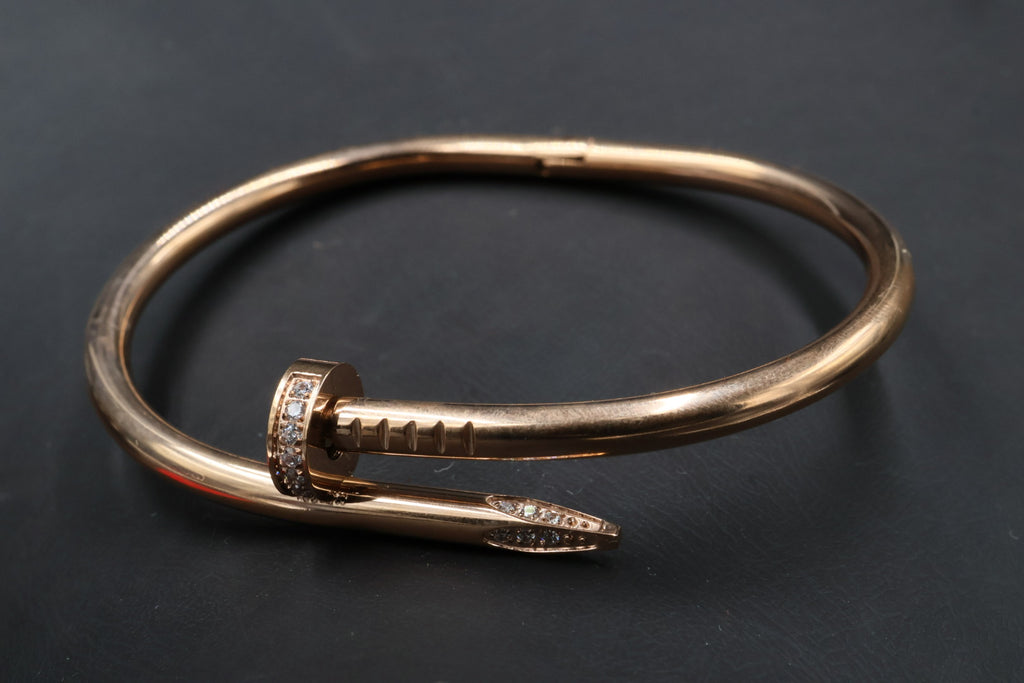 Brazalete Cartier Juste Un Clou Drill - Rose Gold