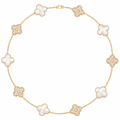 Collar VCA Alhambra 10 Motivos - Gold Nácar Diamonds.