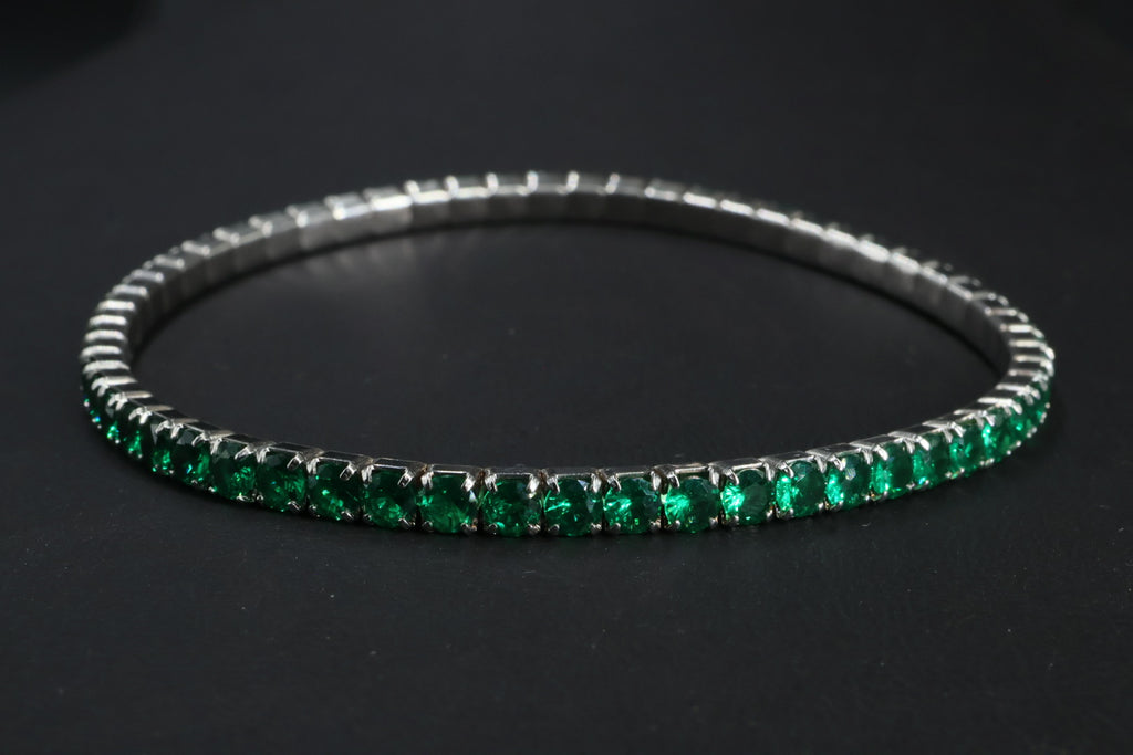 Pulsera Tenis Elástica Verde