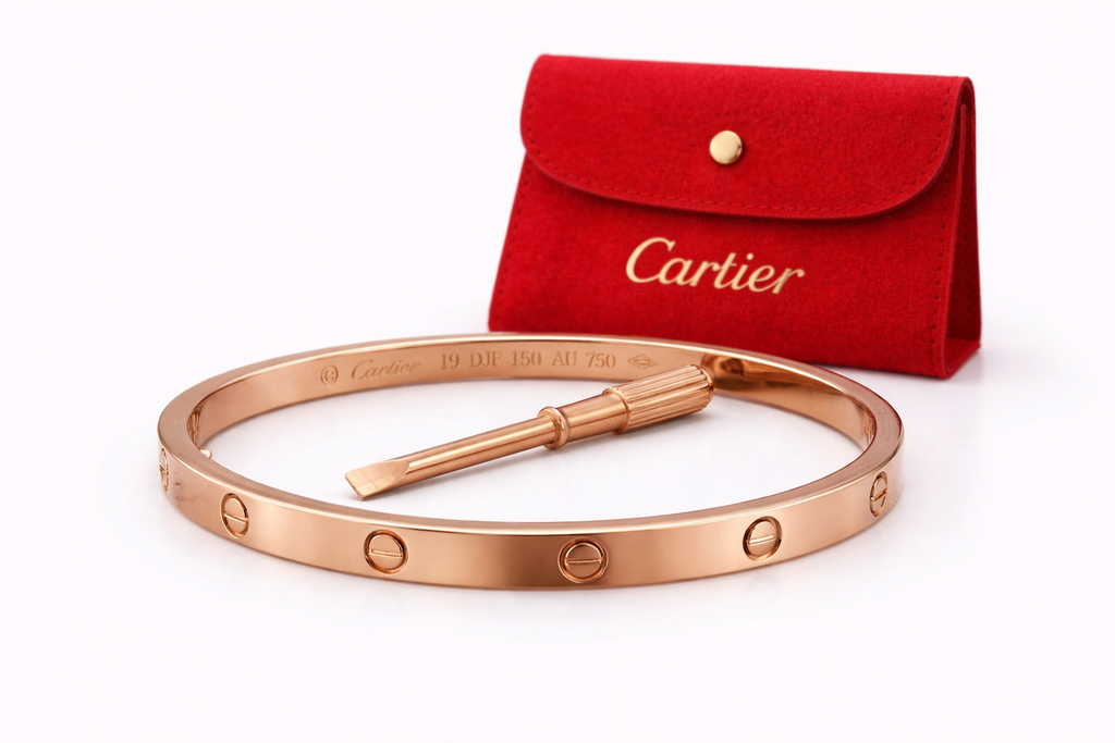 Brazalete Cartier Love - Rosa.