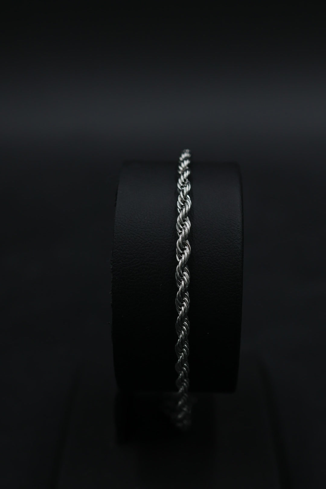 Pulsera Torsal Plateada con Extensible AI316L
