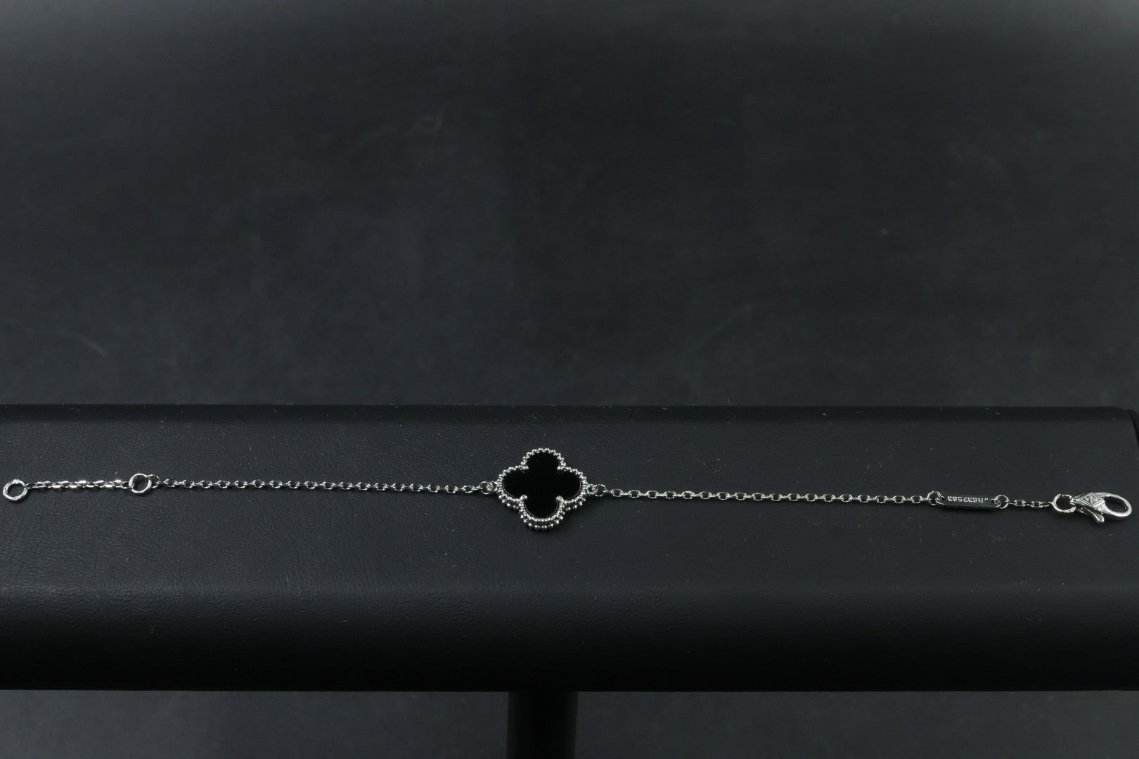 Pulsera VCA Sweet Alhambra 1:1 Silver Onyx.