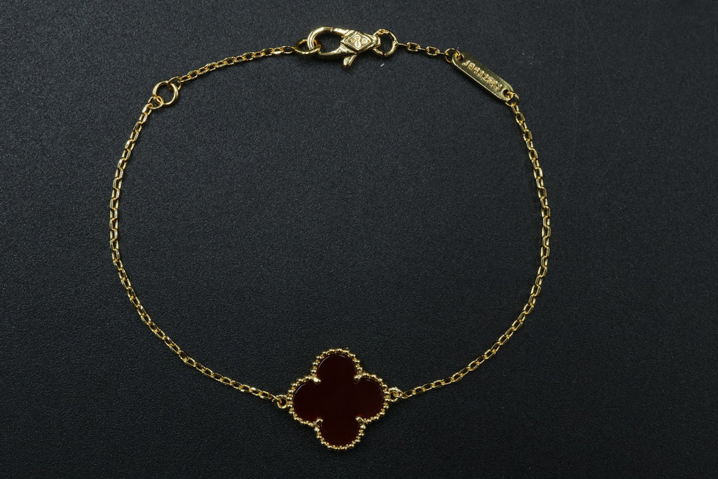 Pulsera VCA Sweet Alhambra 1:1 Gold Cornalina.