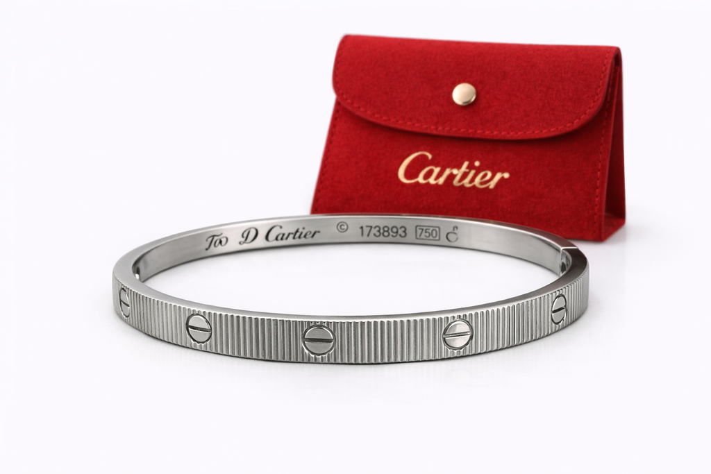 Brazalete Cartier Love Unlimited - Plateado