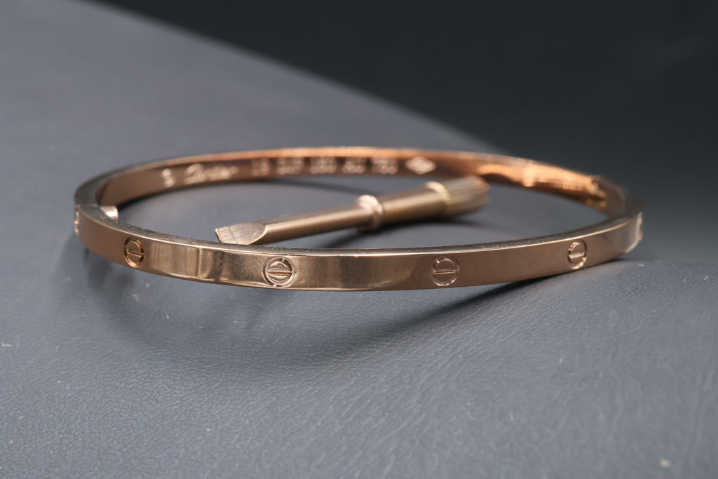 Brazalete Cartier Love - Rosa.