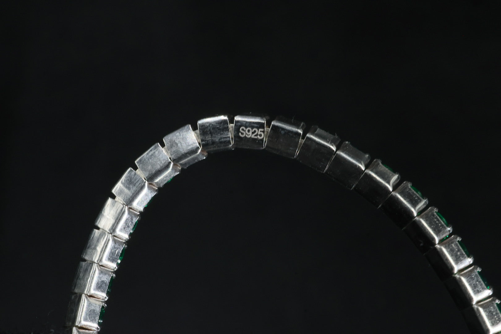 Pulsera Tenis Elástica Verde