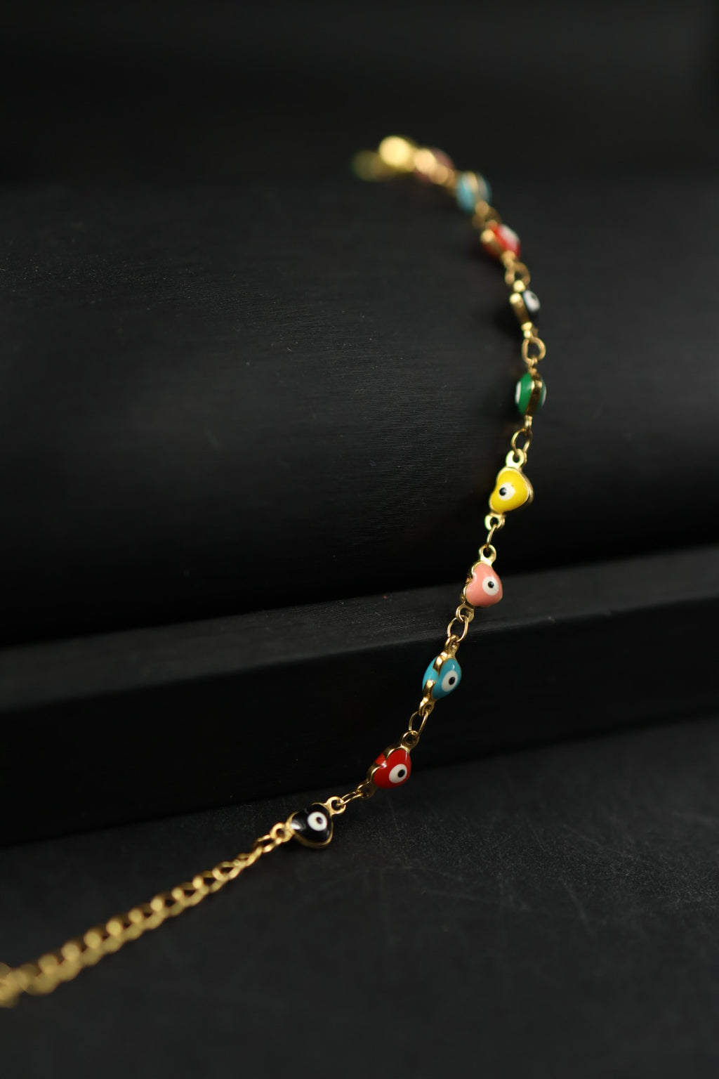 Pulsera Ojo Turco - Corazones Colores.