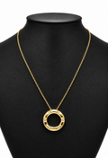 Collar Clavo con Zirconias - Dorado.