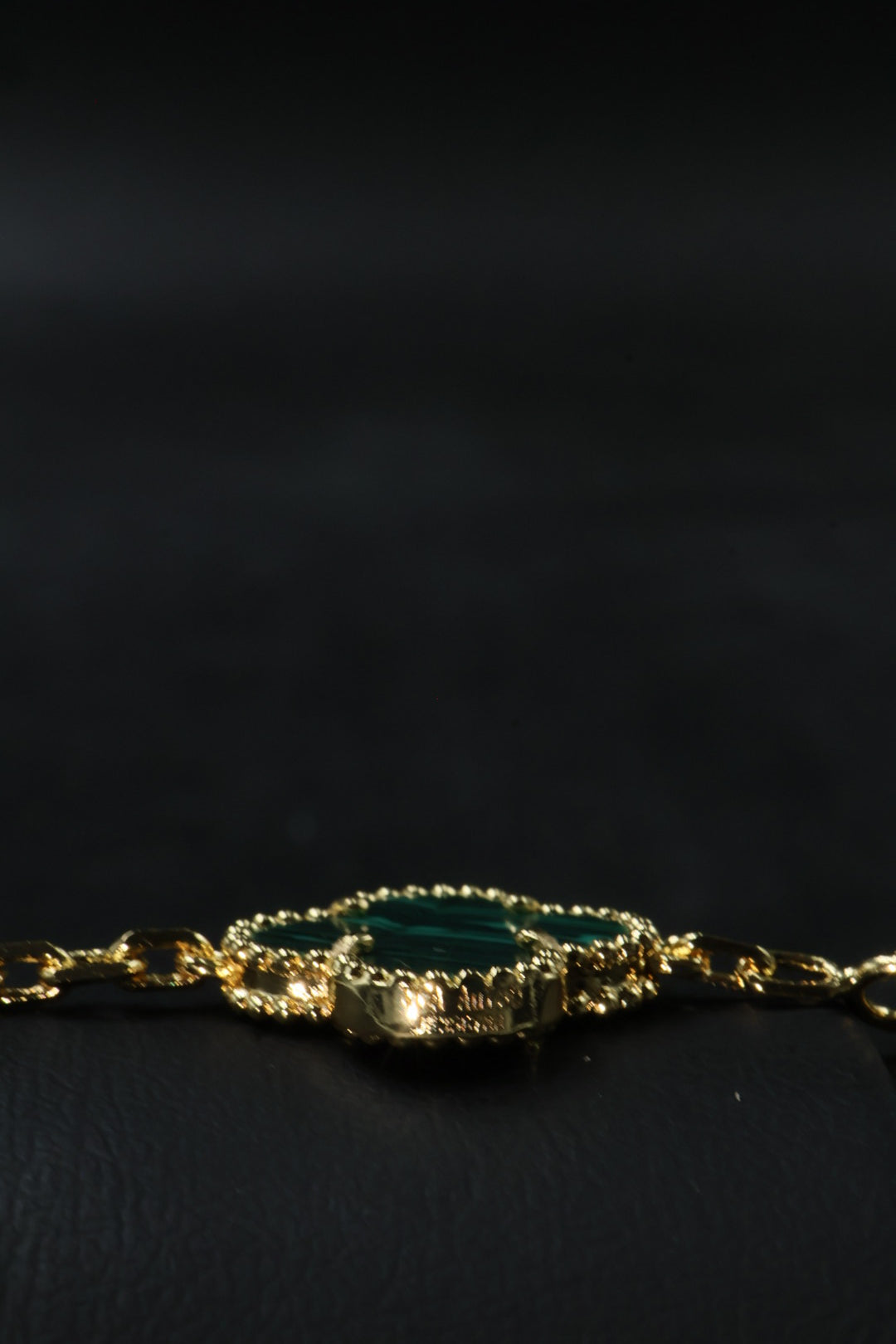 Pulsera VCA Alhambra 1:1 Gold Malaquita - Diamonds