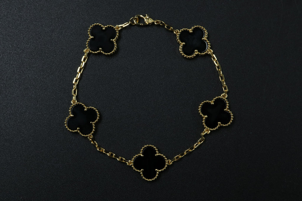 Pulsera VCA Alhambra 1:1 Gold Onyx