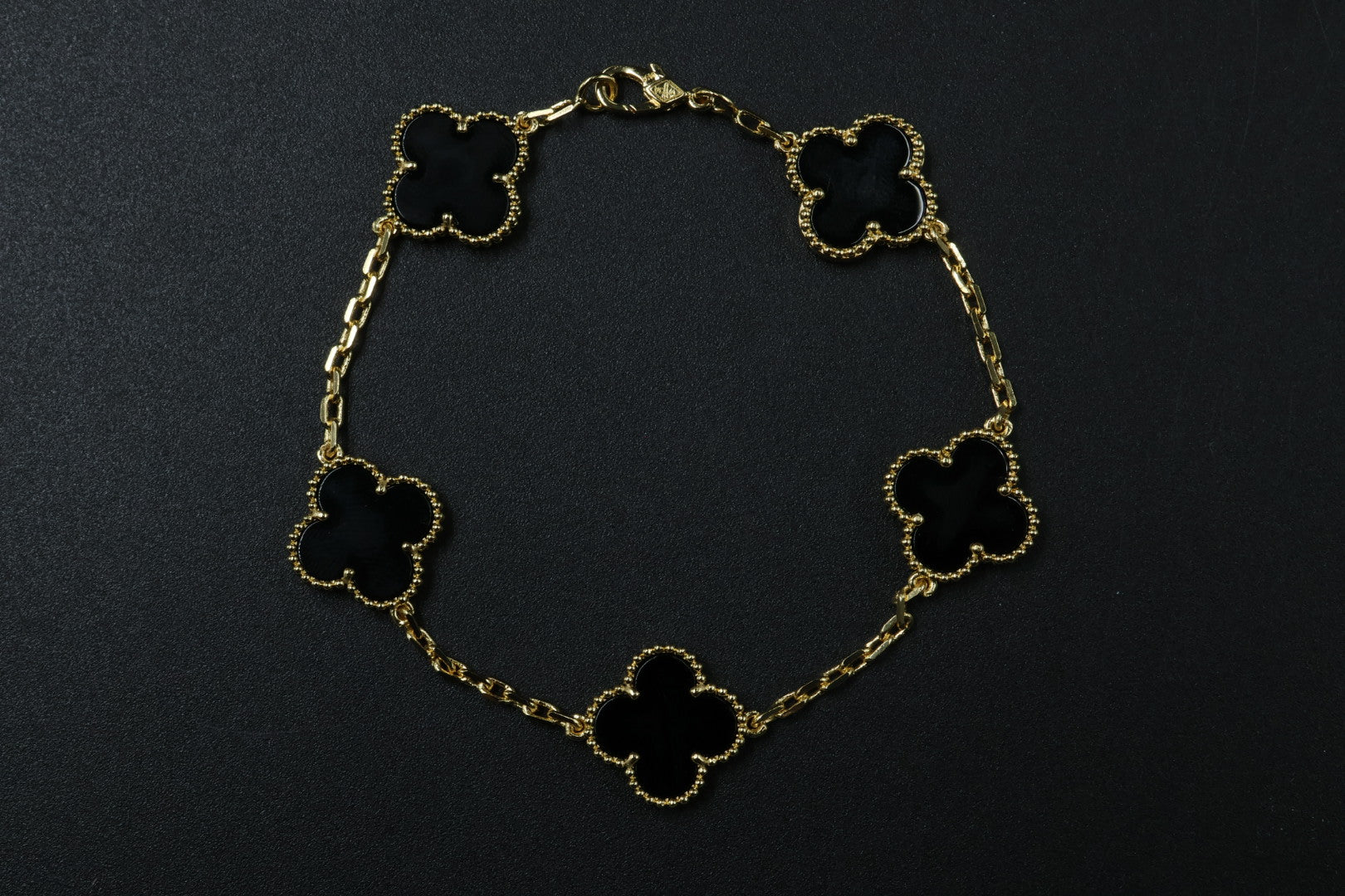 Pulsera VCA Alhambra 1:1 Gold Onyx