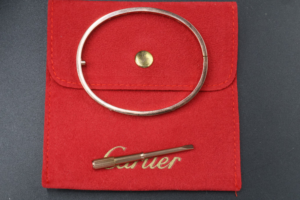Brazalete Cartier Love Diamonds - Rosa
