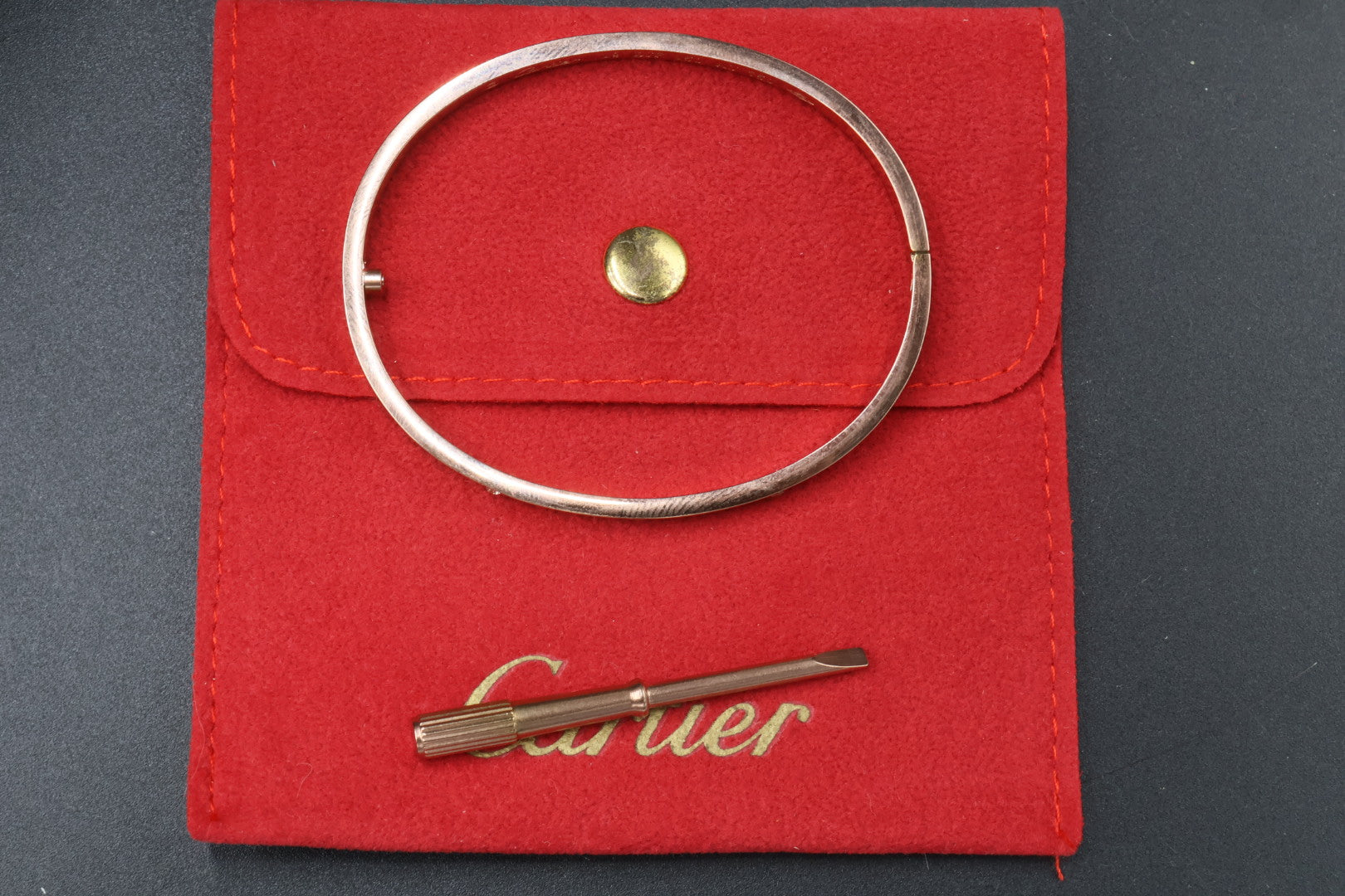 Brazalete Cartier Love Diamonds - Rosa