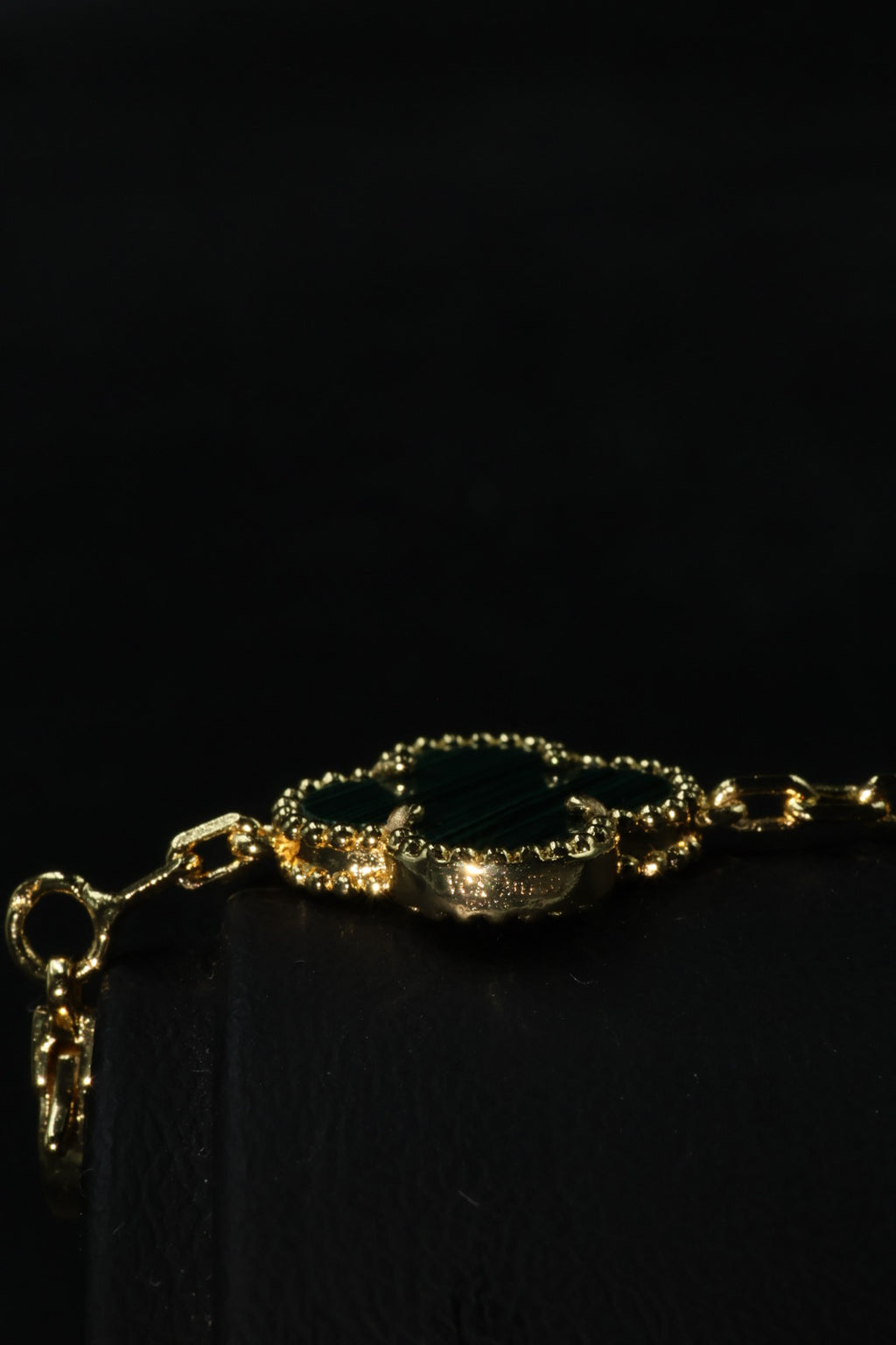 Pulsera VCA Alhambra 1:1 Gold Malaquita