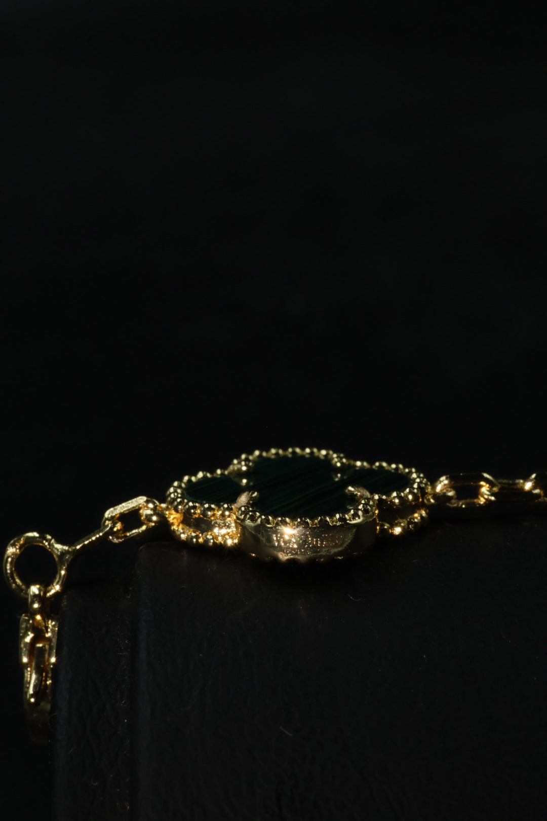 Pulsera VCA Alhambra 1:1 Gold Malaquita