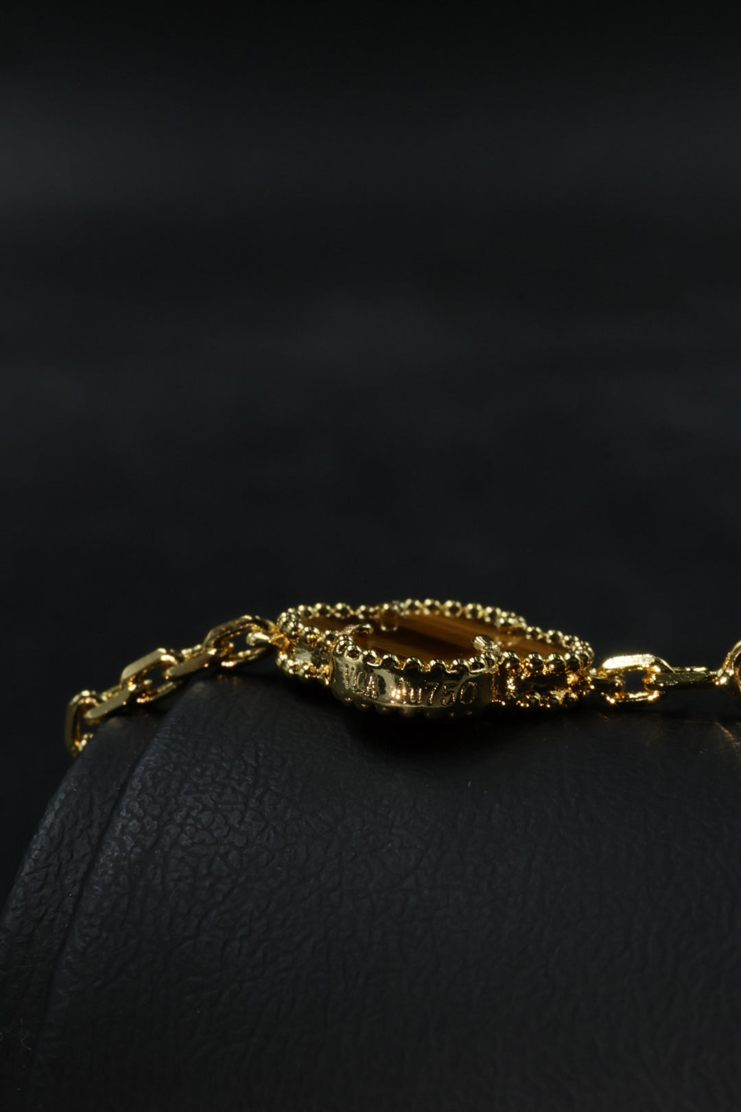 Pulsera VCA Alhambra 1:1 Gold Ojo de Tigre - Diamonds
