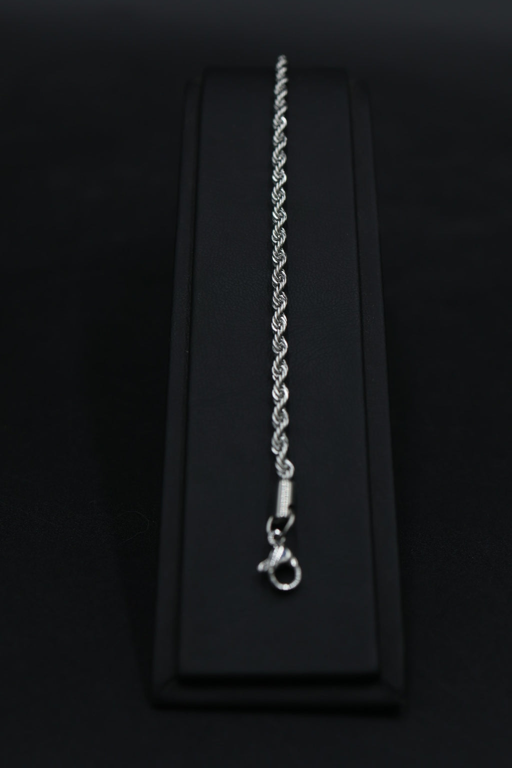 Pulsera Torsal Plateada con Extensible AI316L