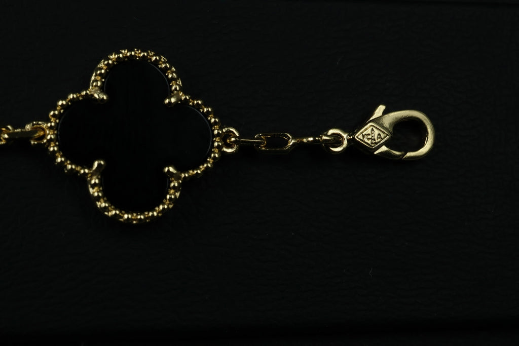 Pulsera VCA Alhambra 1:1 Gold Onyx