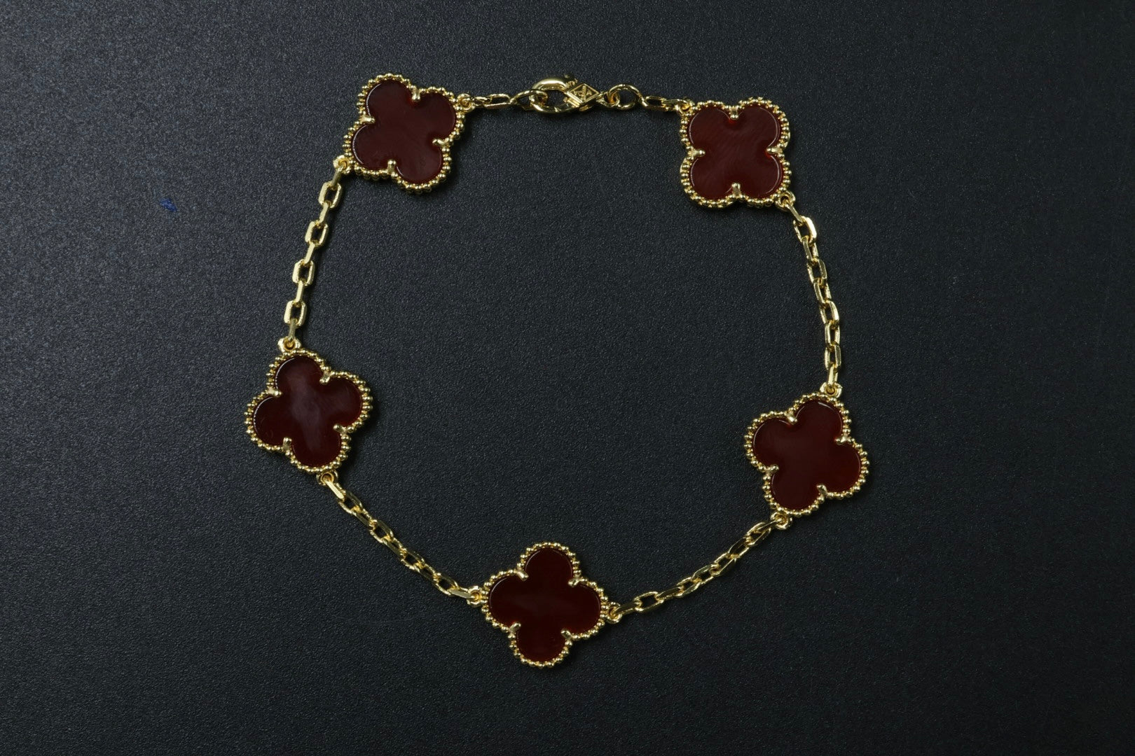 Pulsera VCA Alhambra 1:1 Gold Cornalina
