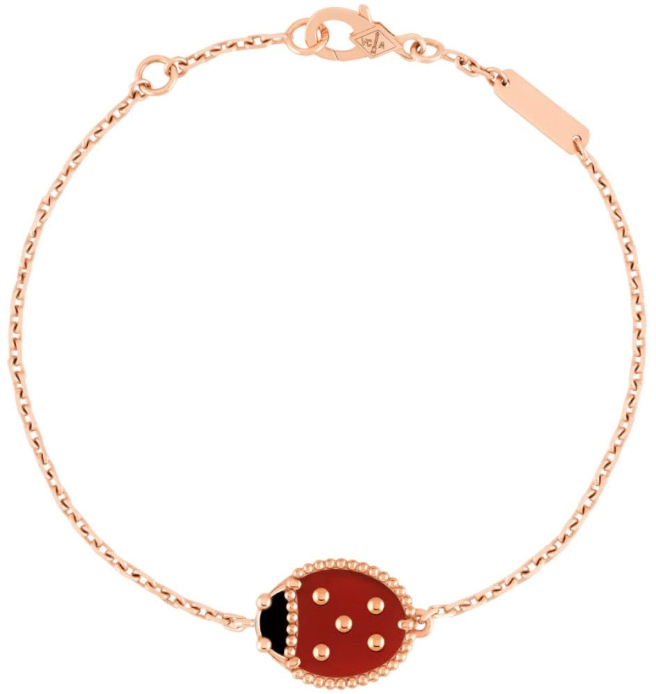Pulsera VCA Lucky Spring 1:1 Alas Cerradas.