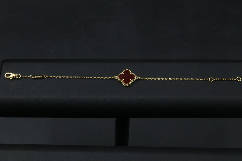 Pulsera VCA Sweet Alhambra 1:1 Gold Cornalina.