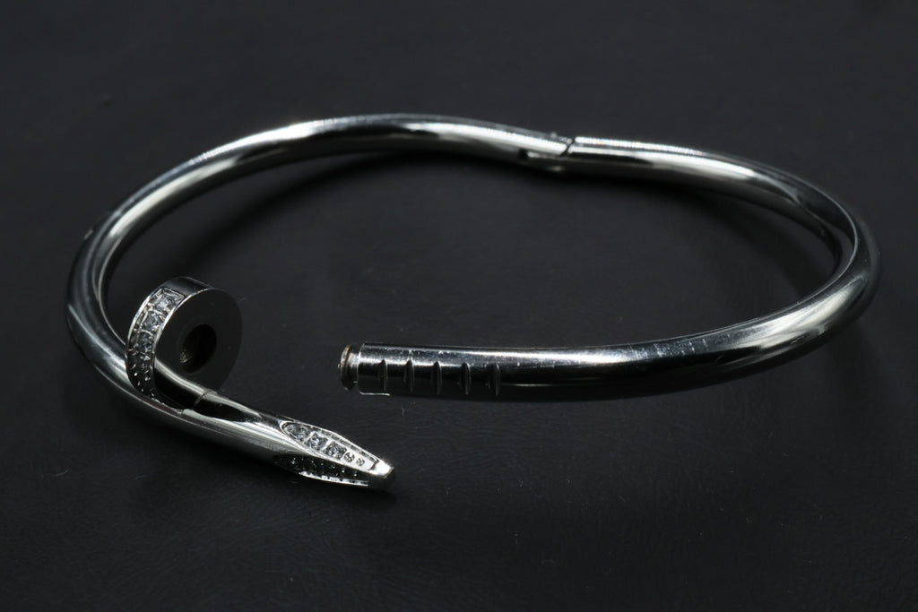 Brazalete Cartier Juste Un Clou Drill - Plateado