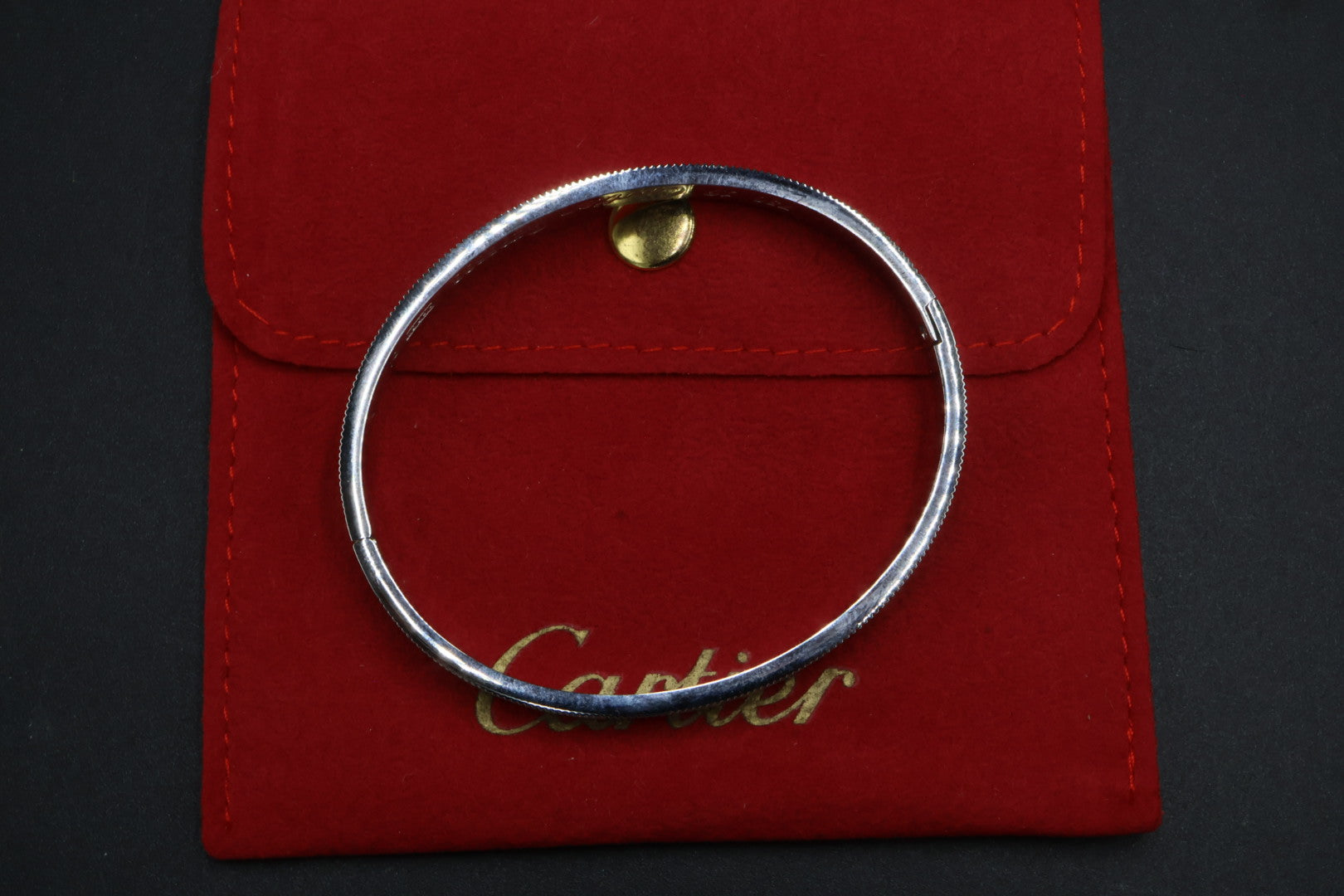 Brazalete Cartier Love Unlimited - Plateado