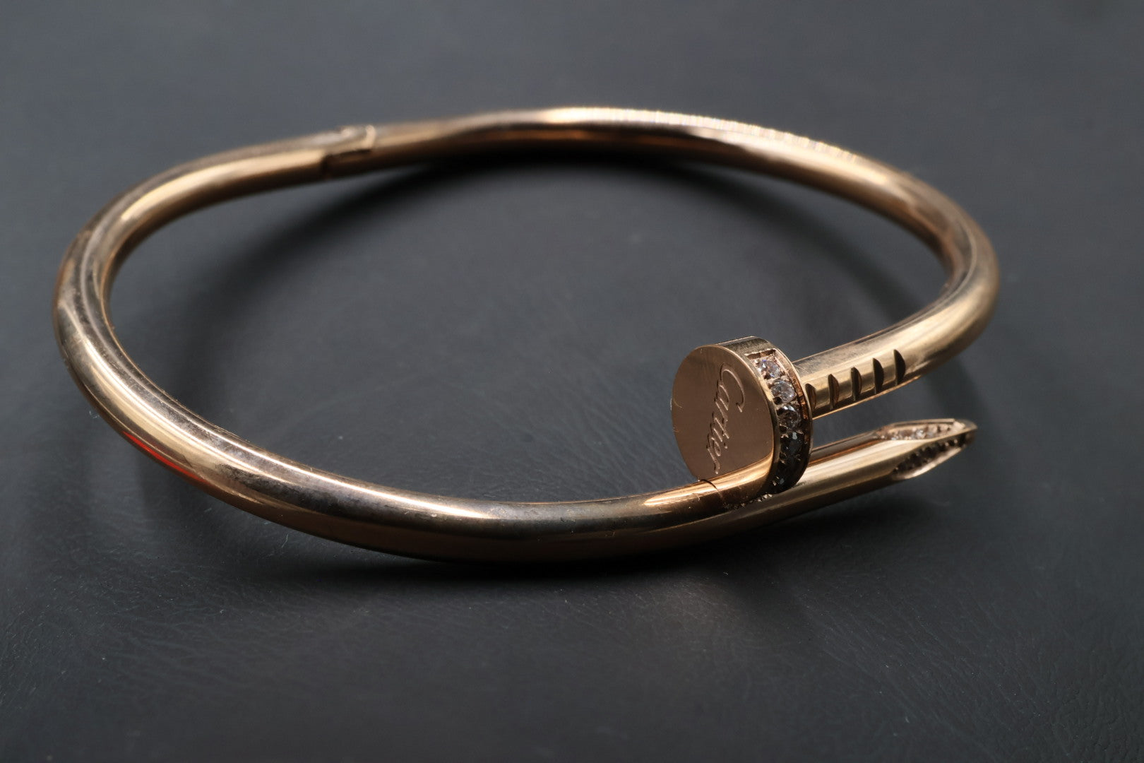 Brazalete Cartier Juste Un Clou Drill - Rose Gold