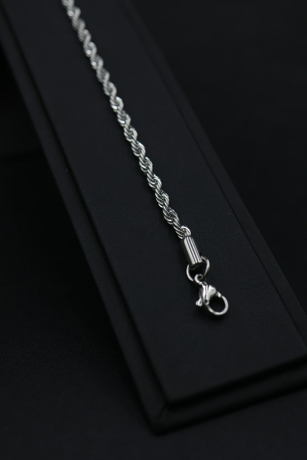 Pulsera Torsal Plateada con Extensible AI316L